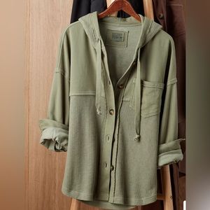 AE Big Hug Hooded Shacket